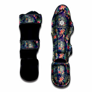 Tropical Buddha Print Muay Thai Shin Guard