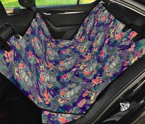 Tropical Buddha Print Pet Car Back Seat Cover