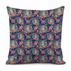 Tropical Buddha Print Pillow Cover