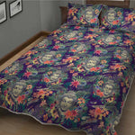 Tropical Buddha Print Quilt Bed Set