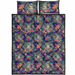 Tropical Buddha Print Quilt Bed Set