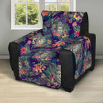 Tropical Buddha Print Recliner Protector