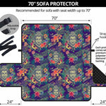 Tropical Buddha Print Sofa Protector