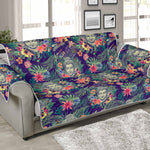 Tropical Buddha Print Sofa Protector