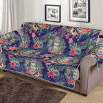 Tropical Buddha Print Sofa Protector