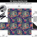 Tropical Buddha Print Sofa Protector