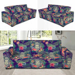 Tropical Buddha Print Sofa Slipcover