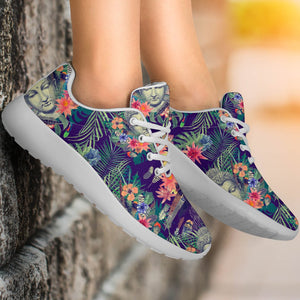 Tropical Buddha Print Sport Shoes GearFrost