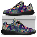 Tropical Buddha Print Walking Shoes