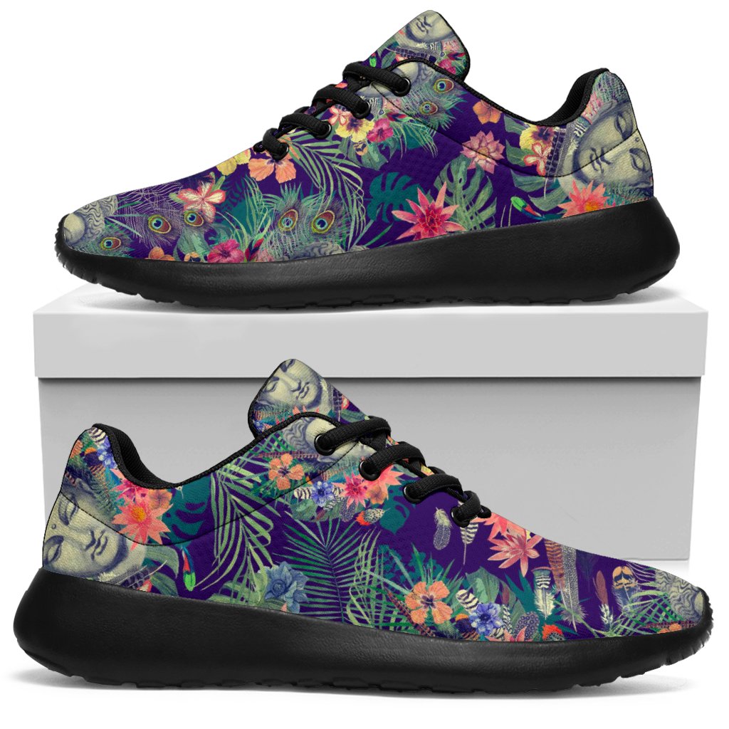 Tropical Buddha Print Sport Shoes GearFrost