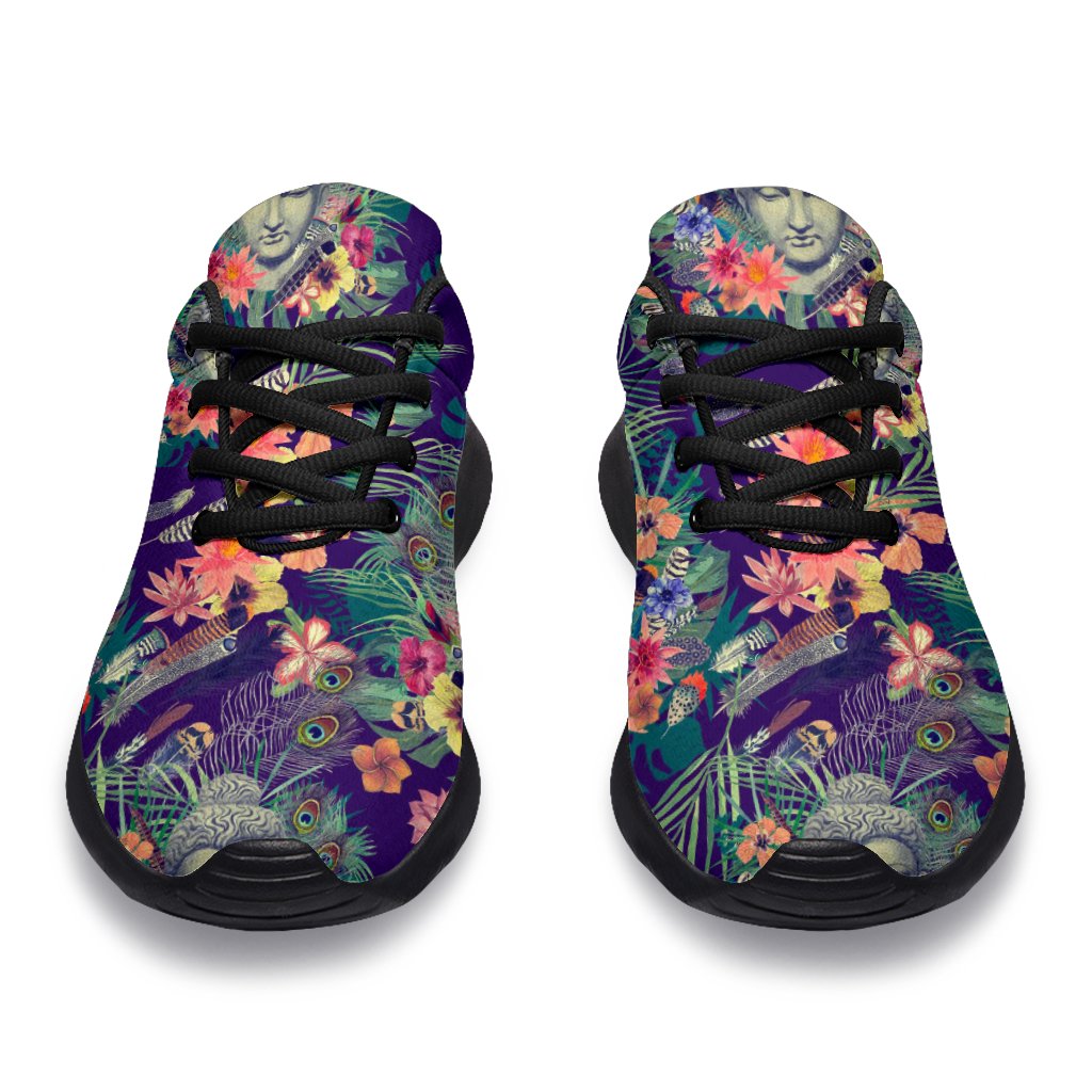 Tropical Buddha Print Sport Shoes GearFrost