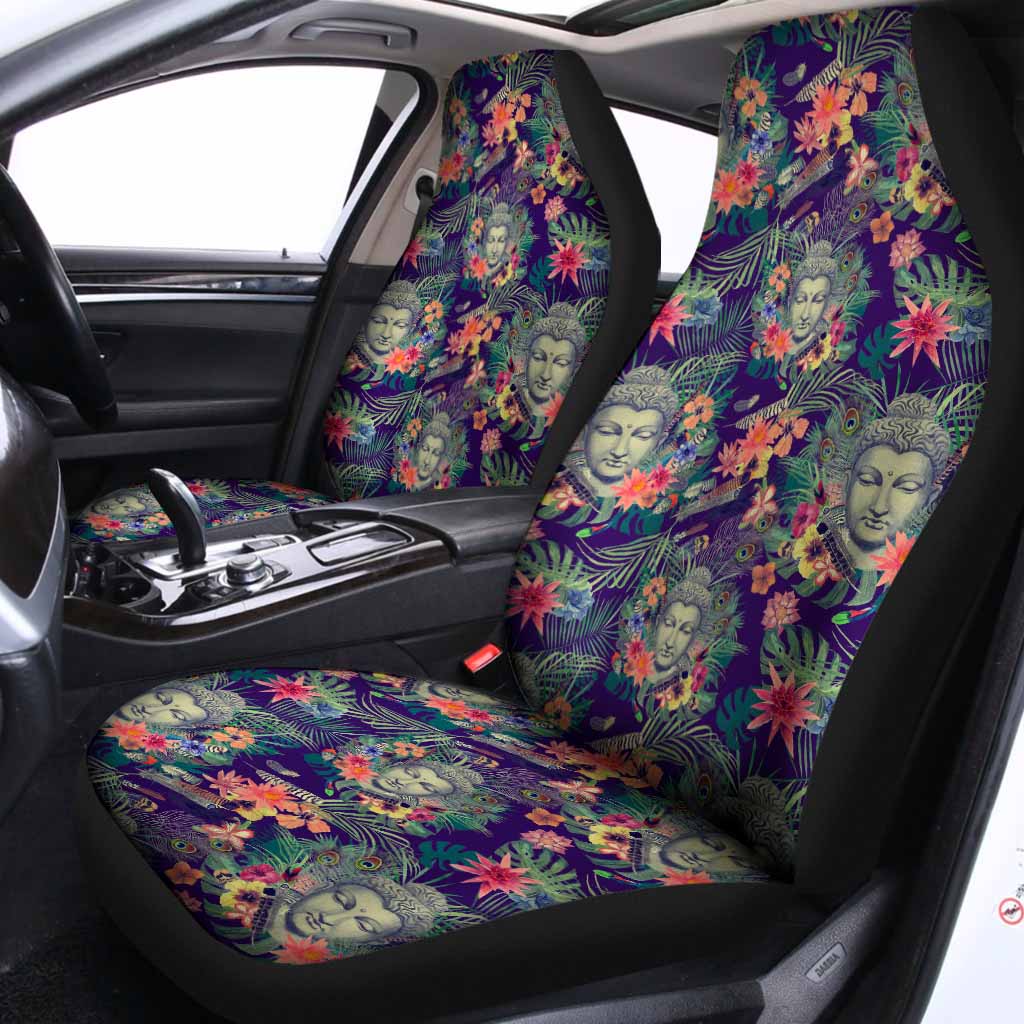 Tropical Buddha Print Universal Fit Car Seat Covers