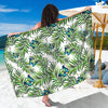 Tropical Butterfly Pattern Print Beach Sarong Wrap