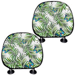 Tropical Butterfly Pattern Print Car Headrest Covers