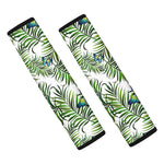 Tropical Butterfly Pattern Print Car Seat Belt Covers