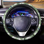 Tropical Butterfly Pattern Print Car Steering Wheel Cover