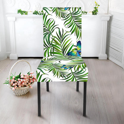 Tropical Butterfly Pattern Print Dining Chair Slipcover