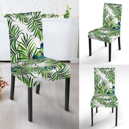 Tropical Butterfly Pattern Print Dining Chair Slipcover