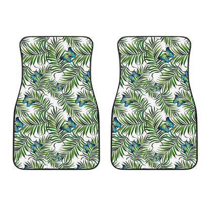 Tropical Butterfly Pattern Print Front Car Floor Mats