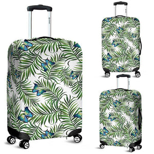 Tropical Butterfly Pattern Print Luggage Cover GearFrost
