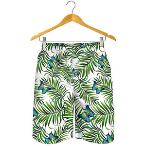 Tropical Butterfly Pattern Print Men's Shorts