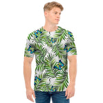 Tropical Butterfly Pattern Print Men's T-Shirt