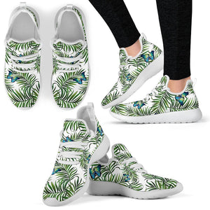 Tropical Butterfly Pattern Print Mesh Knit Shoes GearFrost