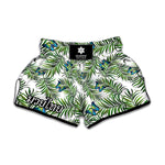 Tropical Butterfly Pattern Print Muay Thai Boxing Shorts