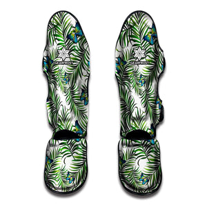 Tropical Butterfly Pattern Print Muay Thai Shin Guard