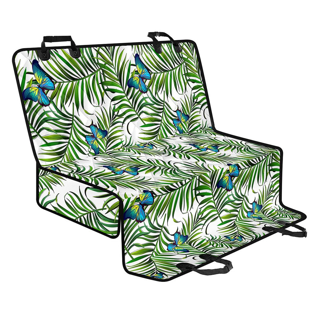 Tropical Butterfly Pattern Print Pet Car Back Seat Cover