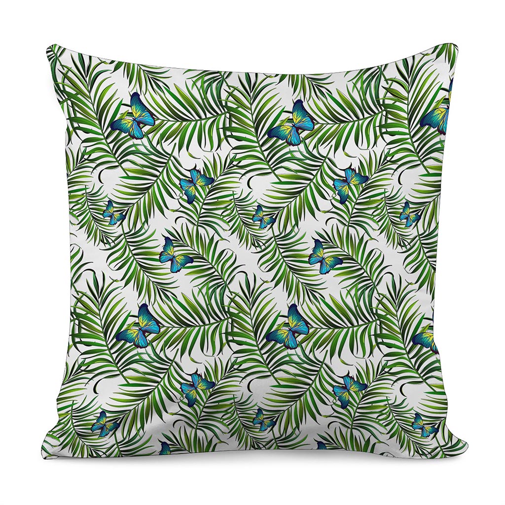 Tropical Butterfly Pattern Print Pillow Cover