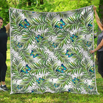 Tropical Butterfly Pattern Print Quilt