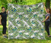 Tropical Butterfly Pattern Print Quilt