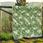 Tropical Butterfly Pattern Print Quilt