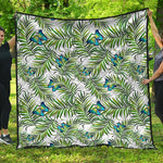 Tropical Butterfly Pattern Print Quilt