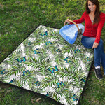 Tropical Butterfly Pattern Print Quilt