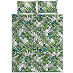 Tropical Butterfly Pattern Print Quilt Bed Set