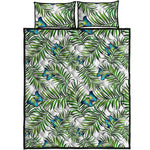 Tropical Butterfly Pattern Print Quilt Bed Set