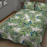 Tropical Butterfly Pattern Print Quilt Bed Set