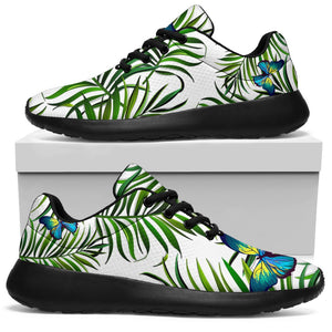 Tropical Butterfly Pattern Print Sport Shoes GearFrost