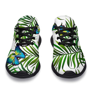 Tropical Butterfly Pattern Print Sport Shoes GearFrost