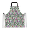 Tropical Cattleya Pattern Print Apron