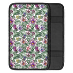 Tropical Cattleya Pattern Print Car Center Console Cover