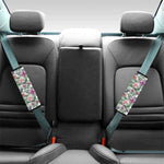 Tropical Cattleya Pattern Print Car Seat Belt Covers