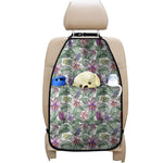 Tropical Cattleya Pattern Print Car Seat Organizers