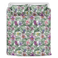 Tropical Cattleya Pattern Print Duvet Cover Bedding Set