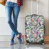 Tropical Cattleya Pattern Print Luggage Cover