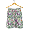 Tropical Cattleya Pattern Print Men's Shorts