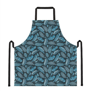 Tropical Denim Jeans Pattern Print Apron