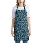 Tropical Denim Jeans Pattern Print Apron